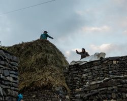 An elderly couple working atop their stone home in Khinaliq an elderly couple working atop their stone home is a quiet testament to love, tradition, and the enduring strength of real connection.